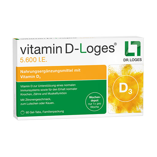 VITAMIN D-LOGES 5.600 I.E. Wo.Depot Kautabl.Fam.Pa